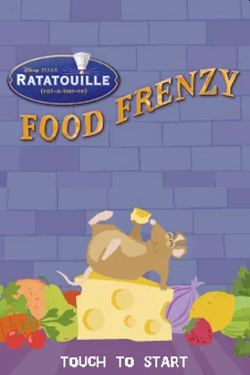Ratatouille - Food Frenzy (Europe) (En,Fr,De,Es,It,El) screen shot title